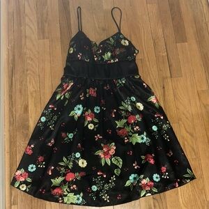 My Michelle JUNIORS Floral Black Dress 13